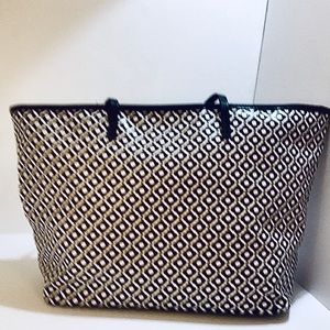 Old Navy Tote Black White & Gray